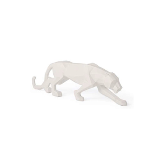 Escultura Leopardo em Poliresina 