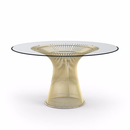 Mesa de Jantar Vidro Redonda Sardenha