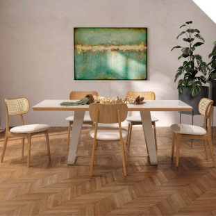 Mesa de Jantar Retangular Catar