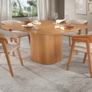 Mesa de Jantar Madeira Alice