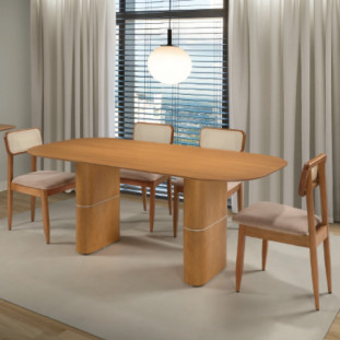 Mesa de Jantar Madeira Melina