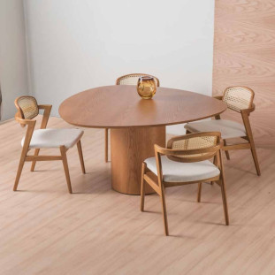 Mesa de Jantar Tria Triangular