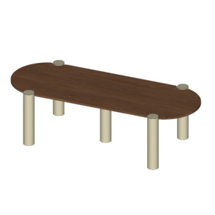 Mesa de Jantar Oval Cápsula