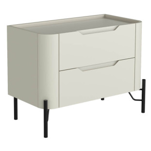 Mesa de Cabeceira Bend 2 Gavetas  