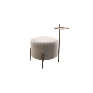 Puff Orion com mesa de apoio
